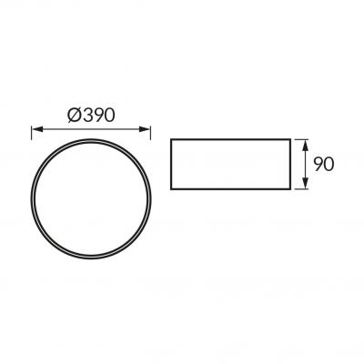 Plafoniera SYMBOL C 3xE27 czarny (05032)